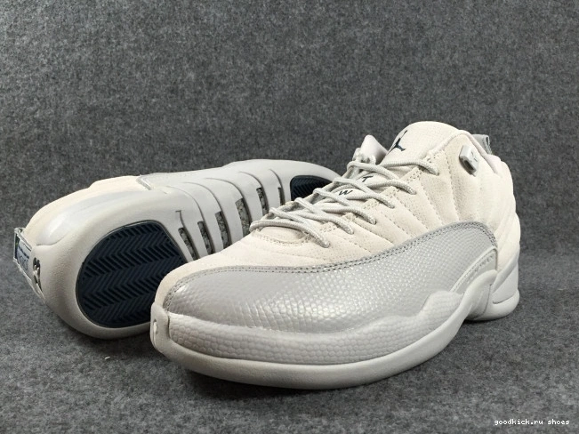 Grey Suede 308317-002 Air Jordan 12 Low 0812